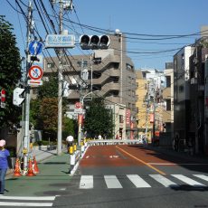 進行方向左手に駒込学園が見えてきます。 ここから1.2分で進行方向右手に当院があります。 